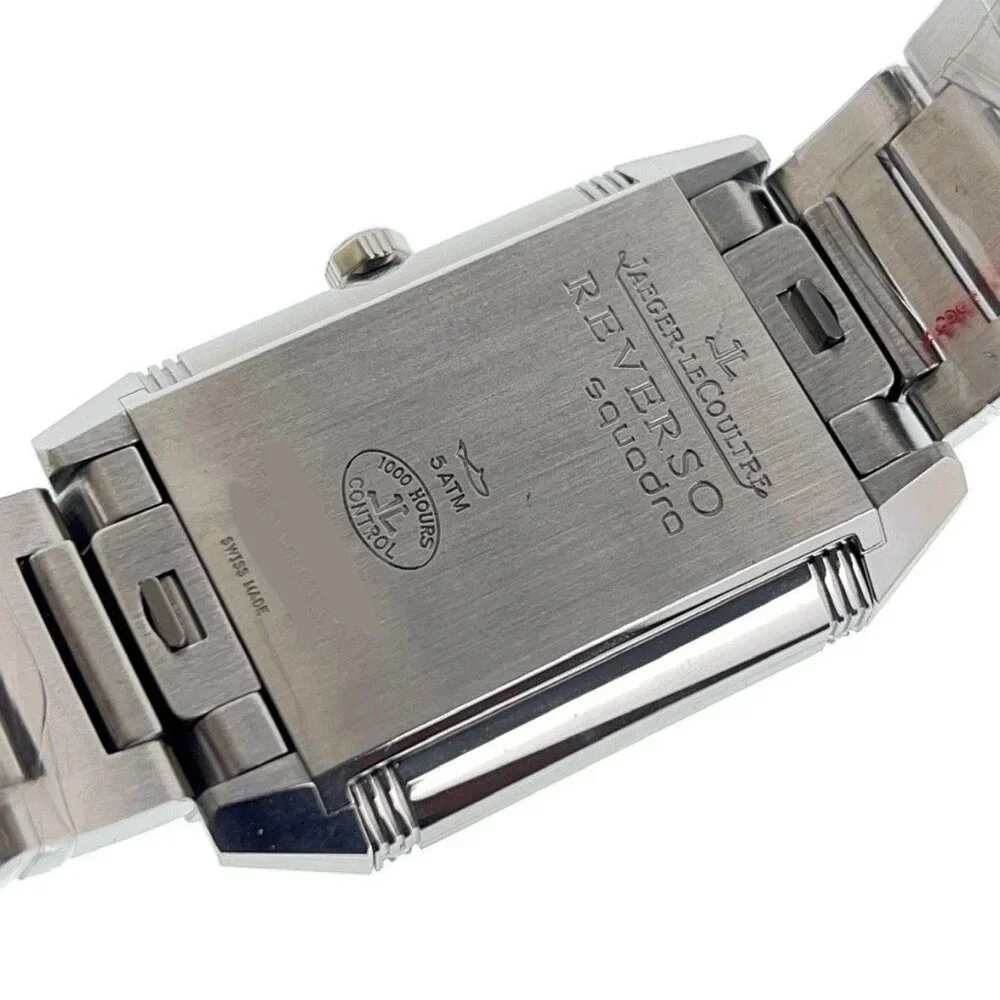 Jaeger LeCoultre Reverso Squadra Stainless Steel Diamond Women's Watch 234.8.47